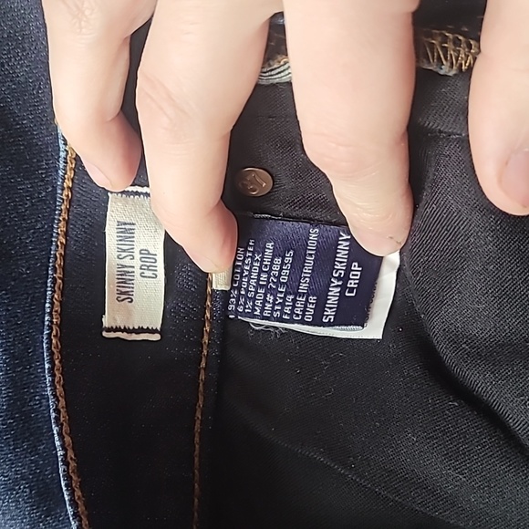 Madewell Skinny Skinny Crop Dark Wash Jeans - Picture 7 of 7